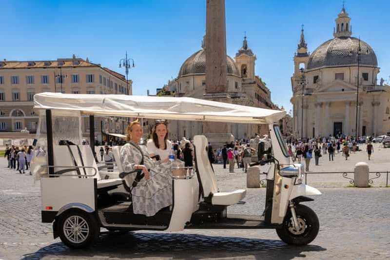 Rome : visite privée du centre-ville en tuk-tuk
