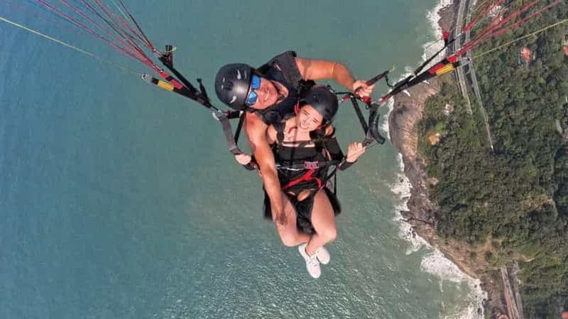 Rio de Janeiro : Vols biplace en parapente au-dessus de Rio