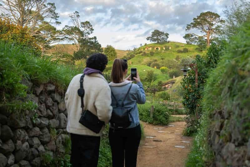 Billet Depuis Auckland : Excursion sur le plateau de tournage de Hobbiton avec visite guidée
