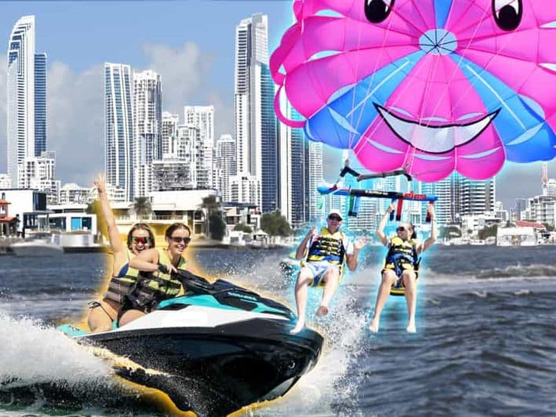 Surfers Paradise : forfait parachute ascensionnel et jet ski