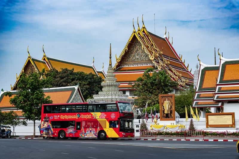 Bangkok : Bus en arrêts à arrêts multiples à Bangkok : visite touristique en bus à arrêts multiples
