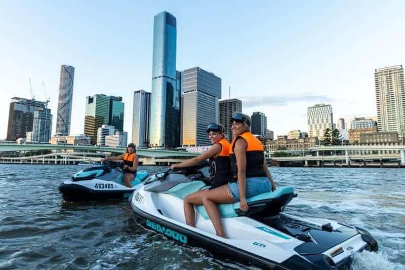 Brisbane : excursion en jet ski au coucher du soleil sur la rivière Brisbane