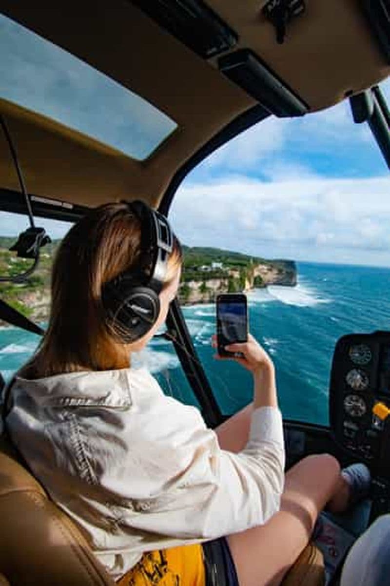 Depuis Nusa Dua : Visite touristique en hélicoptère à Bali