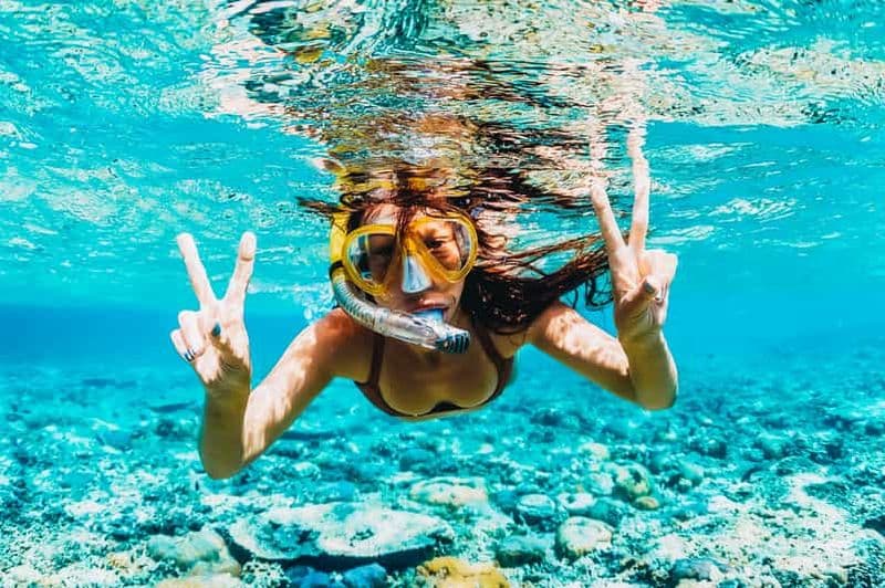 Billet Côte amalfitaine et Positano : tour en bateau avec plongée avec tuba et boissons