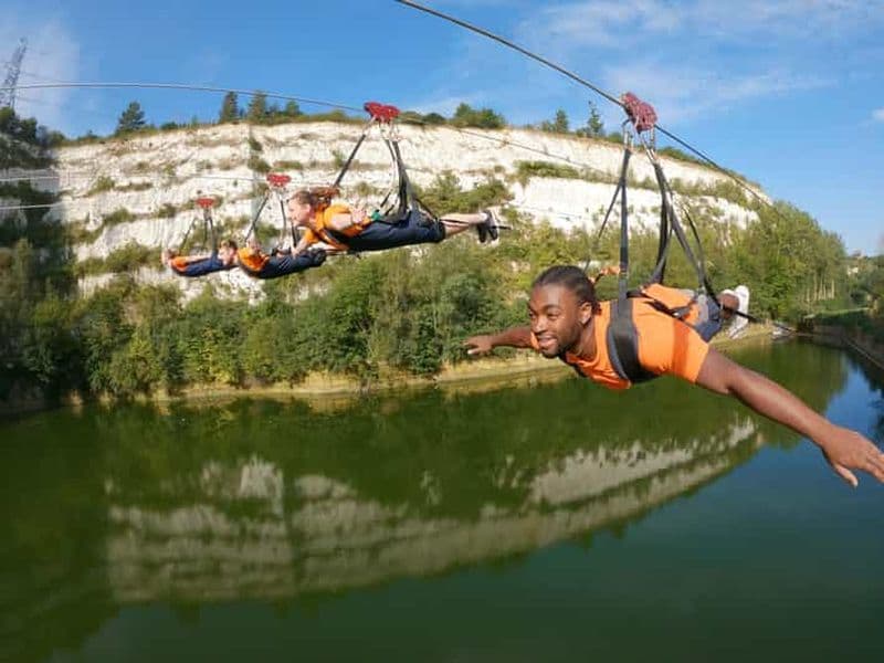 Kent : Expérience de zipline