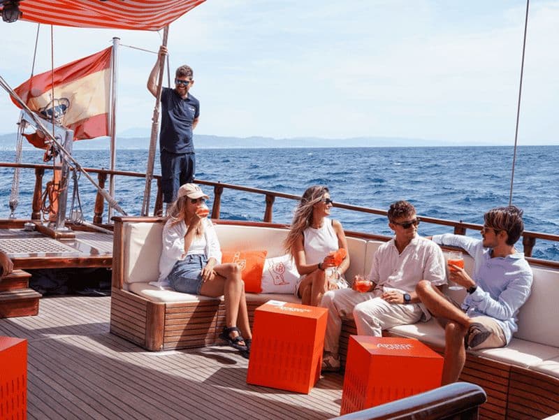Croisière à Barcelone avec Aperol Spritz