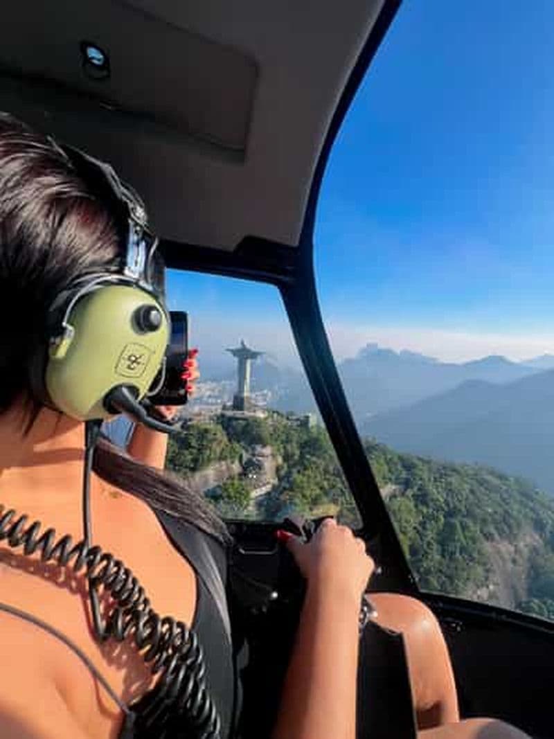 Rio de Janeiro : Expérience en Hélicoptère au Christ Rédempteur