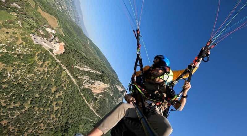 Cilento : vol en parapente biplace au-dessus de Capaccio Paestum