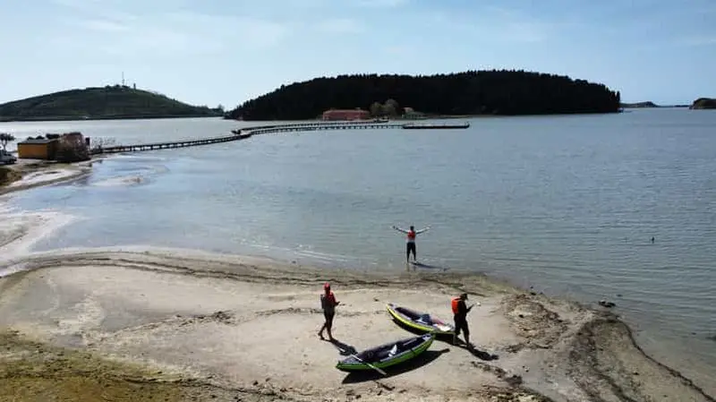 Vlore : Kayak à la lagune de Narta