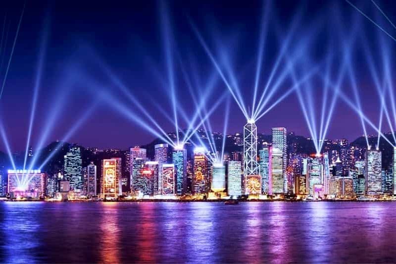 Hong Kong : croisière nocturne et spectacle « A Symphony of Lights »