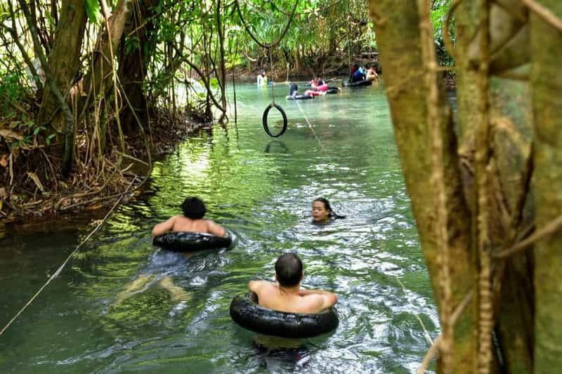 Krabi : Refroidissement à l'émeraude et odyssée en kayak dans le canyon de Din Daeng