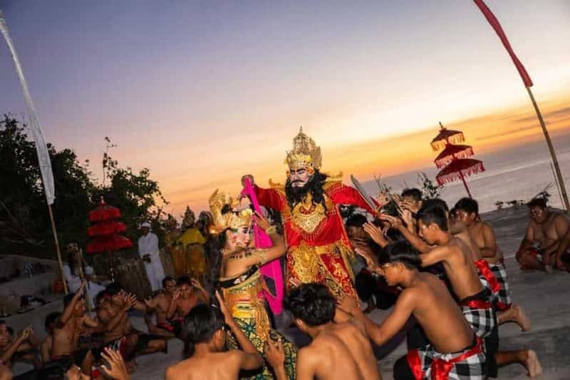 Billet Bali : billet pour la danse du feu Kecak à la falaise d'Uluwatu Karang Boma