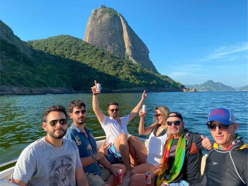 Rio de Janeiro : Excursion en hors-bord - Excursion sur la plage avec bière