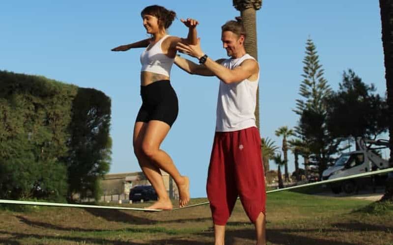 Lagos : le slackline simplifié | Yoga et slackline