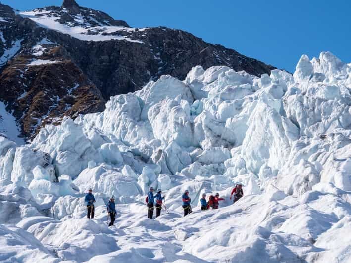 Franz Josef : 2,5 heures de randonnée glaciaire avec transfert en hélicoptère