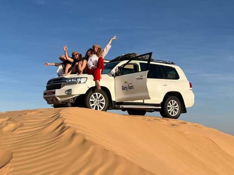 Safari dans le désert, coucher de soleil & Sand Bashing (désert de Rub Al Khali)