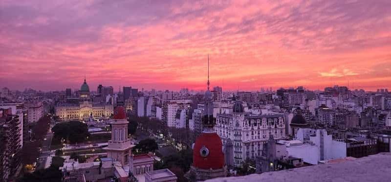 Buenos Aires : Tapas et boissons sur le toit du Palacio Barolo