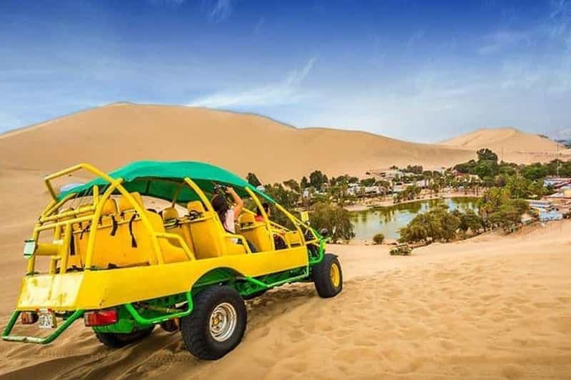 Huacachina : Planche à voile et excursion en buggy des dunes + coucher de soleil