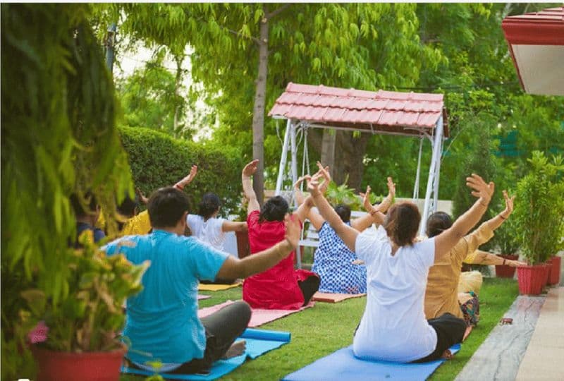 Séance privée de yoga à Jodhpur avec un délicieux repas