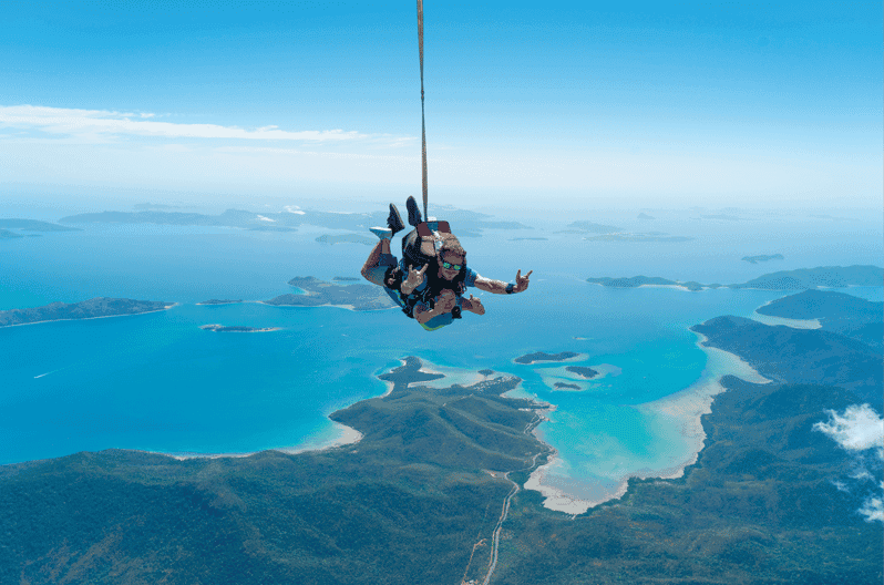 Airlie Beach : saut en parachute tandem au-dessus des Whitsundays