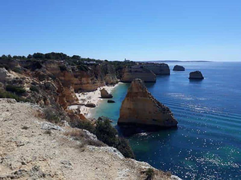 Depuis Albufeira : visite en tuk-tuk des grottes de Benagil