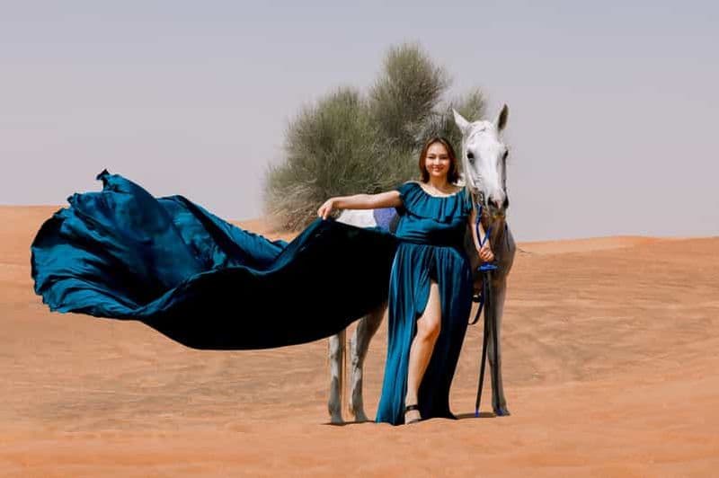 Dubaï : Photographie d'une robe volante privée et excursion dans les dunes