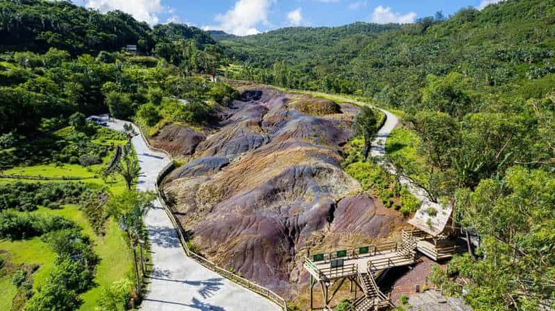 Maurice : Ganga Talao, Vallé et tyrolienne à vélo