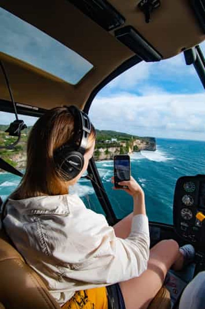 Côte de Bali : Aventure en hélicoptère avec des vues à couper le souffle