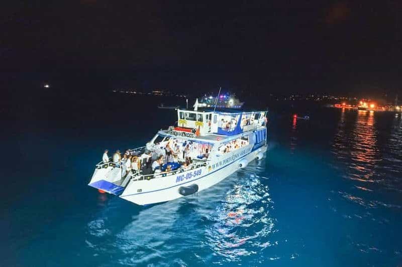 SAN ANDRES : VISITE DE LA NUIT BLANCHE YACHT RUMBERO + BAR OUVERT ET DJ