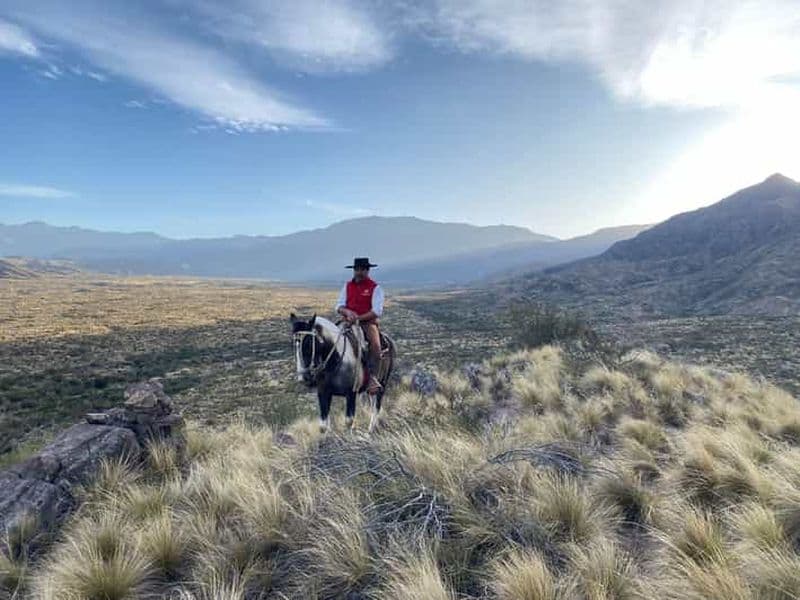 Mendoza : Promenade à cheval dans les Andes avec un barbecue authentique
