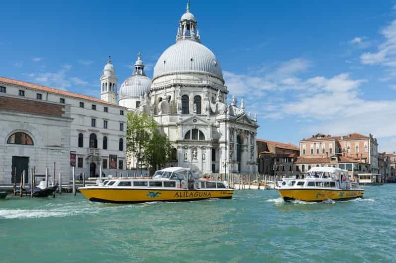 Venise : Transfert en bateau vers/depuis l'aéroport Marco Polo avec 3 itinéraires