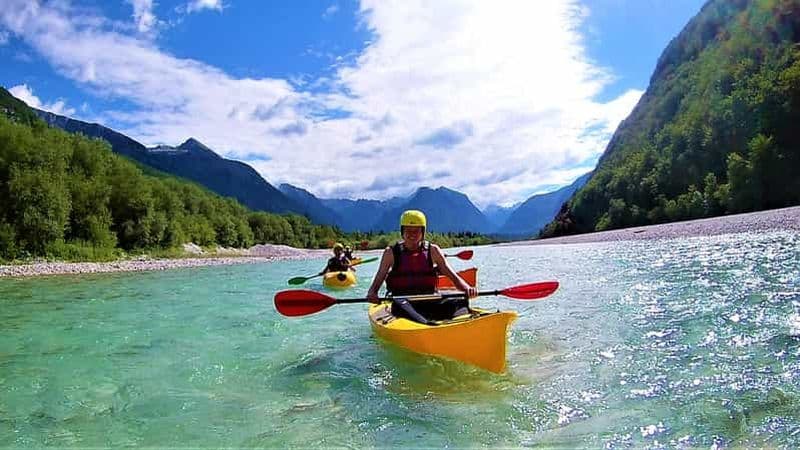 Soča : Kayak sur la rivière Soča Expérience avec photos