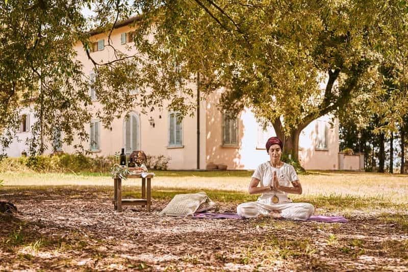 Fattoria La Leccia, Montespertoli : yoga et dégustation d'huile d'olive