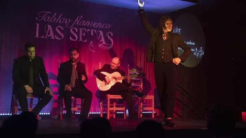 Séville : Spectacle de flamenco et dîner sur le toit avec vue sur la cathédrale