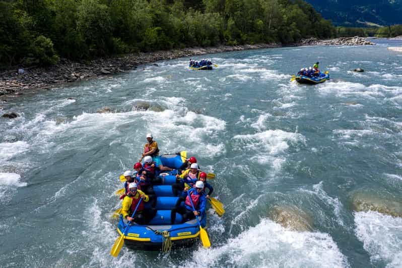 Laax, Flims, Ilanz : Vorderrhein Rafting (demi-journée)