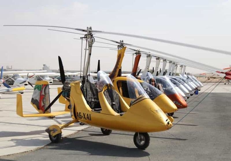 Ras Al Khaimah : vol en gyrocoptère au-dessus du désert et des plages