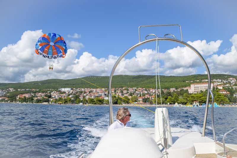 Crikvenica : Expérience de parachute ascensionnel au-dessus de la mer Adriatique