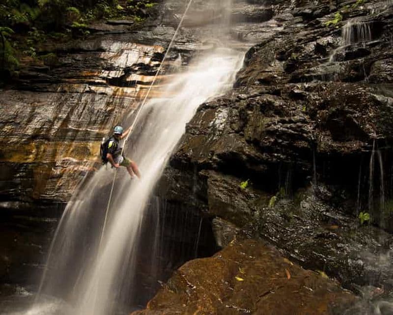 Montagnes bleues : Descente en rappel et canyoning