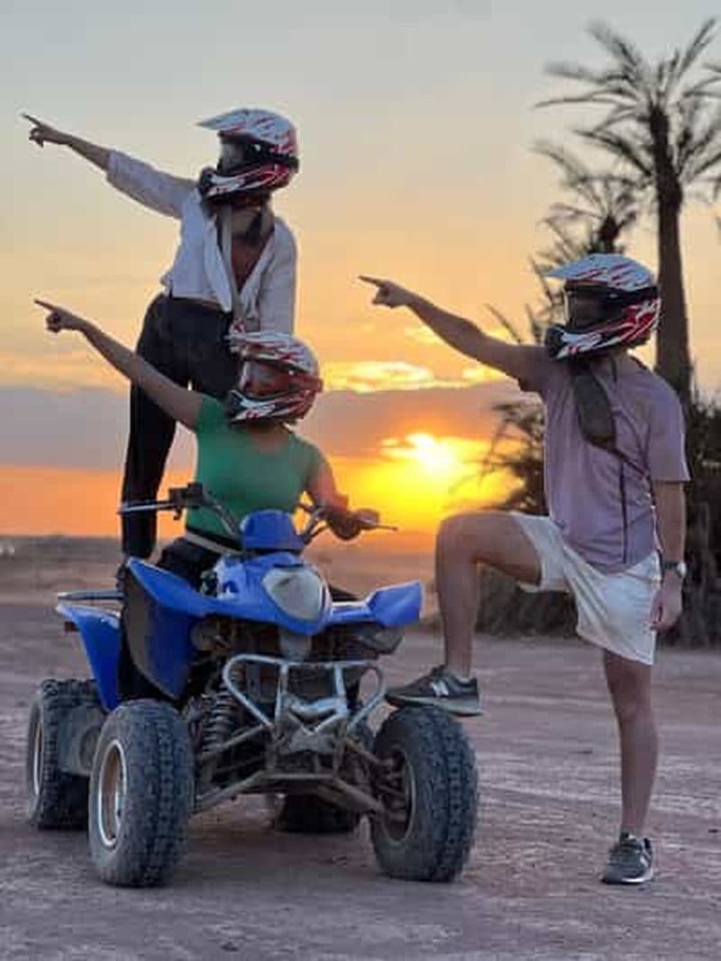 Marrakech : Best Quad Bike Tour et balade à dos de chameau dans le palmier