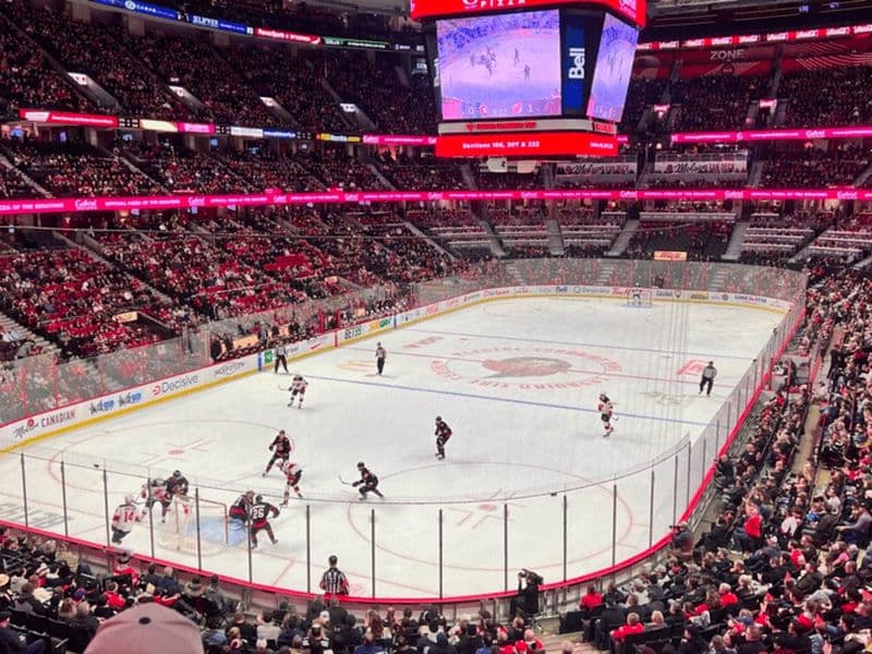 Ottawa : Billet pour un match de hockey sur glace des Sénateurs d'Ottawa