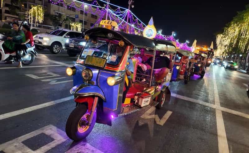 Bangkok : TUK TUK Tour Night Life Private avec prise en charge à l'hôtel