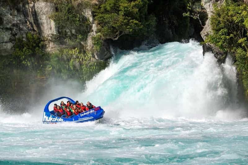 Taupō : Chutes de Huka : 30 minutes de jet boat