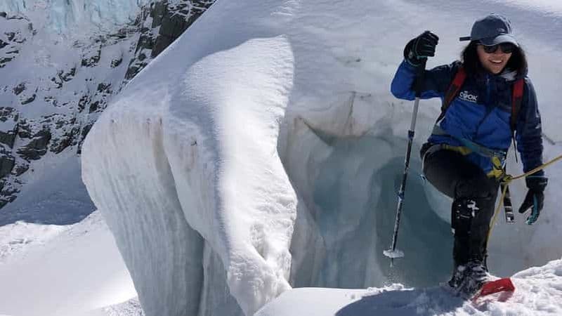 Depuis Queenstown : hélicoptère, randonnée et visite en bus