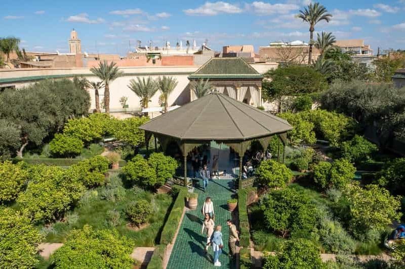 Billet Marrakech : Medersa Ben Youssef, Le Jardin Secret et visite du souk