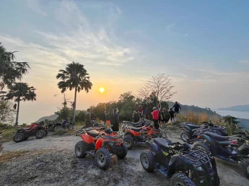 Depuis Phuket : Itinéraires panoramiques en quad avec vue sur Karon et Patong