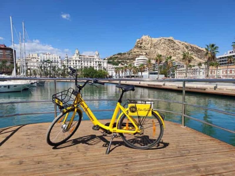 Billet Alicante : visite à vélo de la ville et de la plage