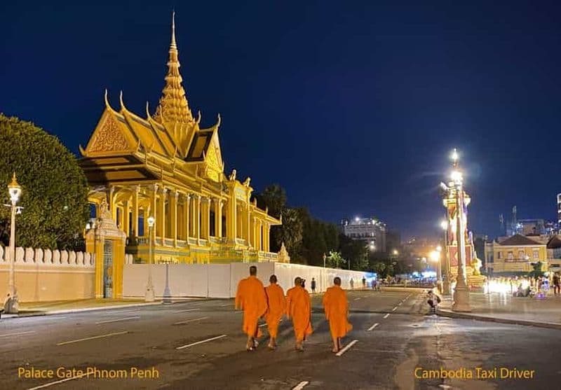 Champ d'extermination Five Top, Toul Sleng, Palais royal, Wat Phnom