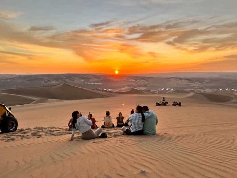 Billet Depuis Ica ou Huacachina : Buggy des dunes au coucher du soleil et surf des sables