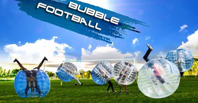 Manchester : Bubble/Zorbing Football Réservation Dépôt de garantie