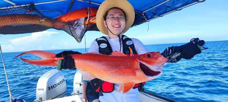 Semporna, Sabah : Excursion de pêche d'une journée avec équipement